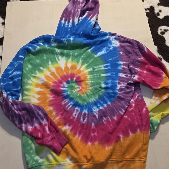 Multicolor Tie-Dye Hoodie - Picture 6 of 7